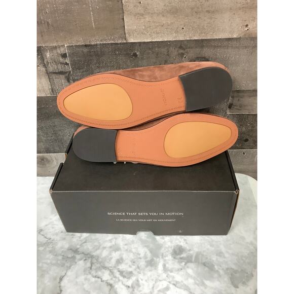 Vionic Women's 8.5M Brown Suede Willa II Slip On Loafers Comfort Casual LB7-3 - Picture 6 of 9